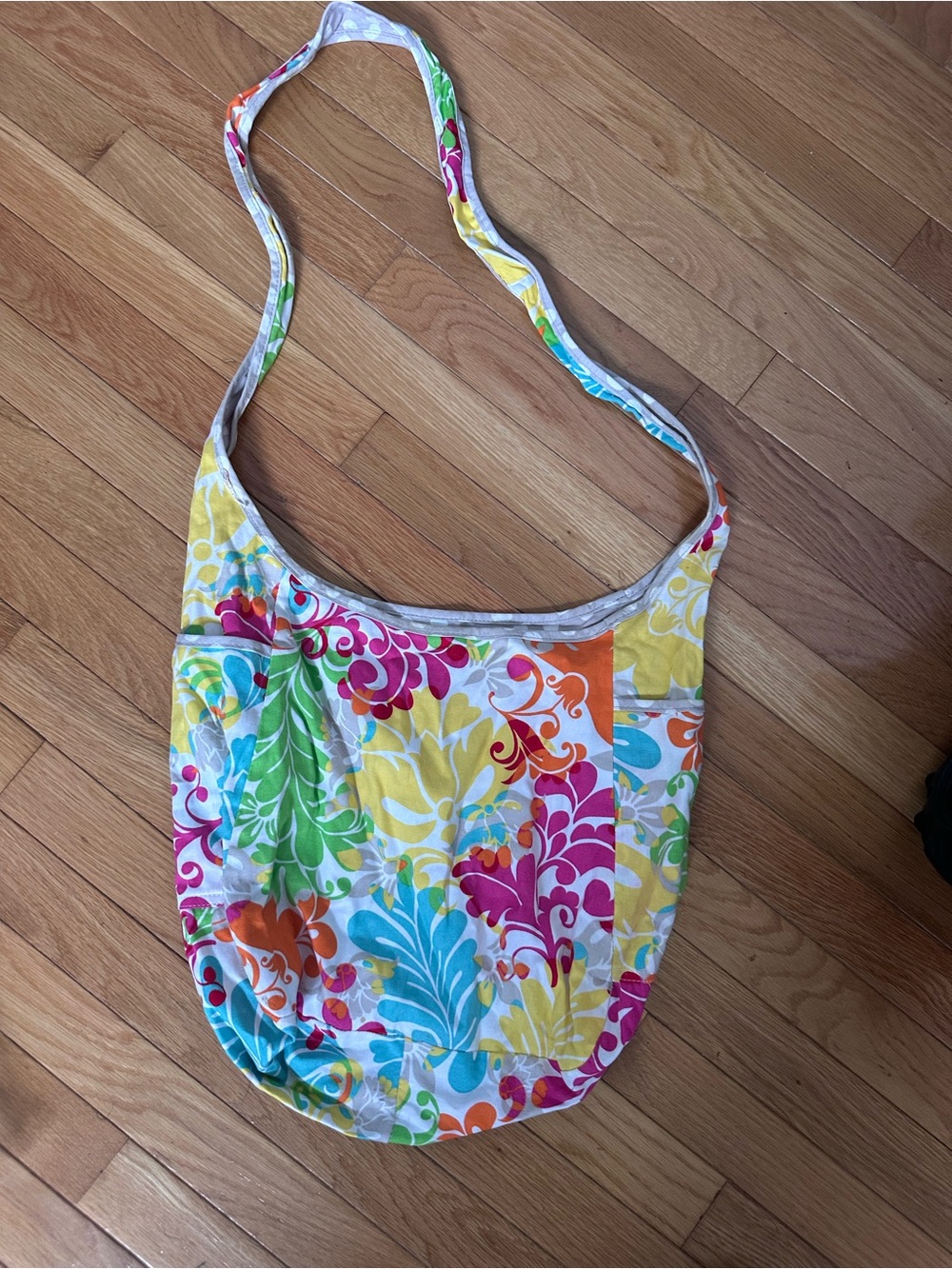 thirty-one Multi-Color Floral Print Crossbody Bag